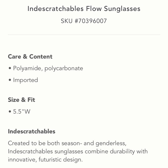 INDESCRATCHABLES SUNGLASSES cat eyed black - Picture 9 of 9